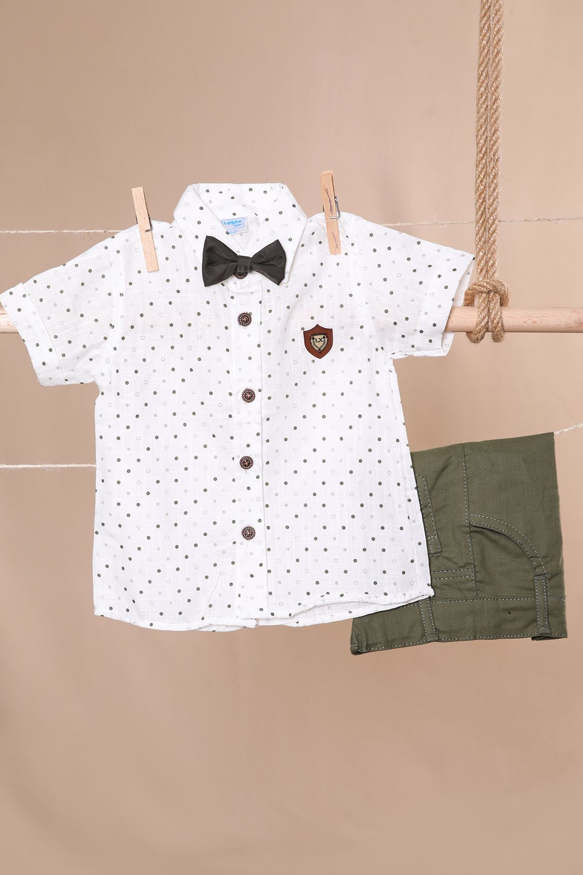 Papyonlu Erkek Çocuk Gömlek Takım Epaavm Online Giyim