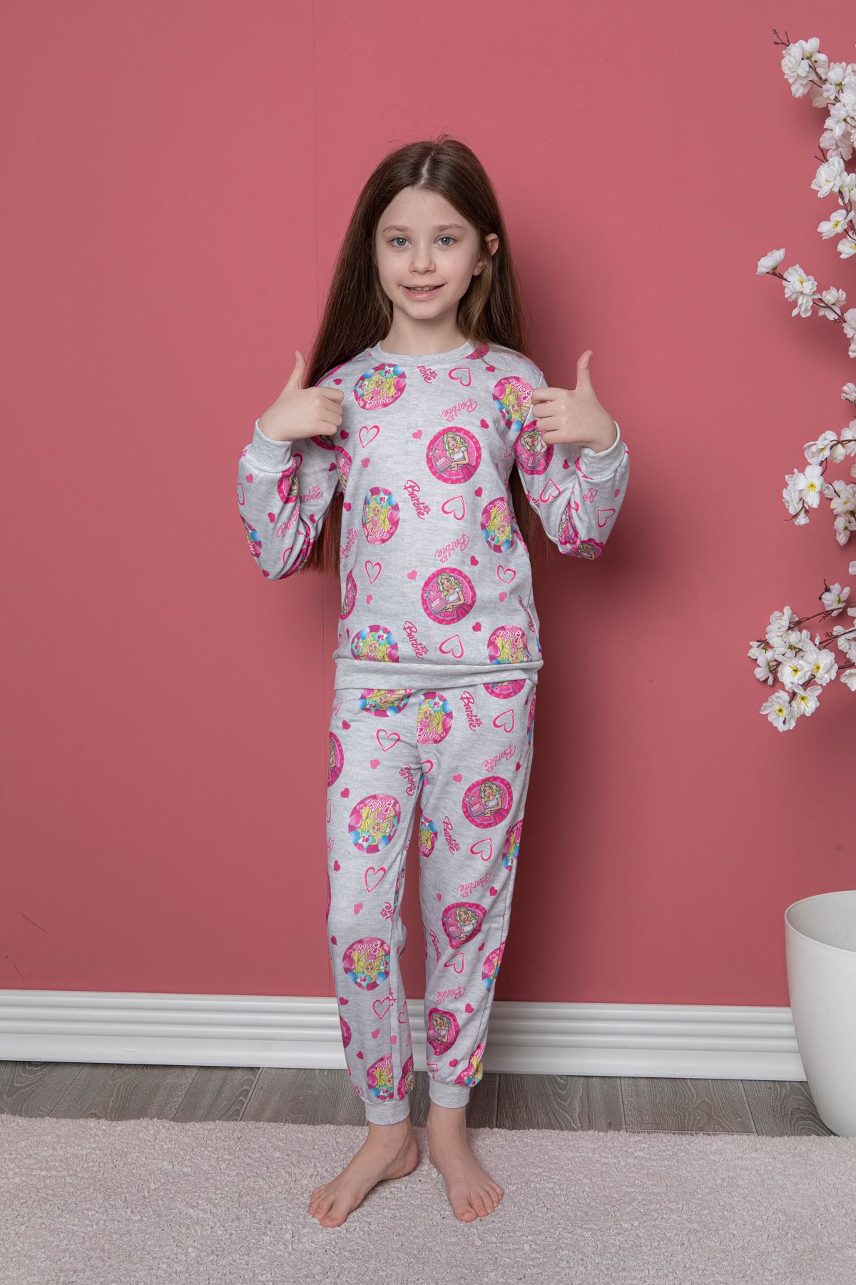 Barbie Print Pajama Set - Online Giyim ve Ayakkabı Sitesi