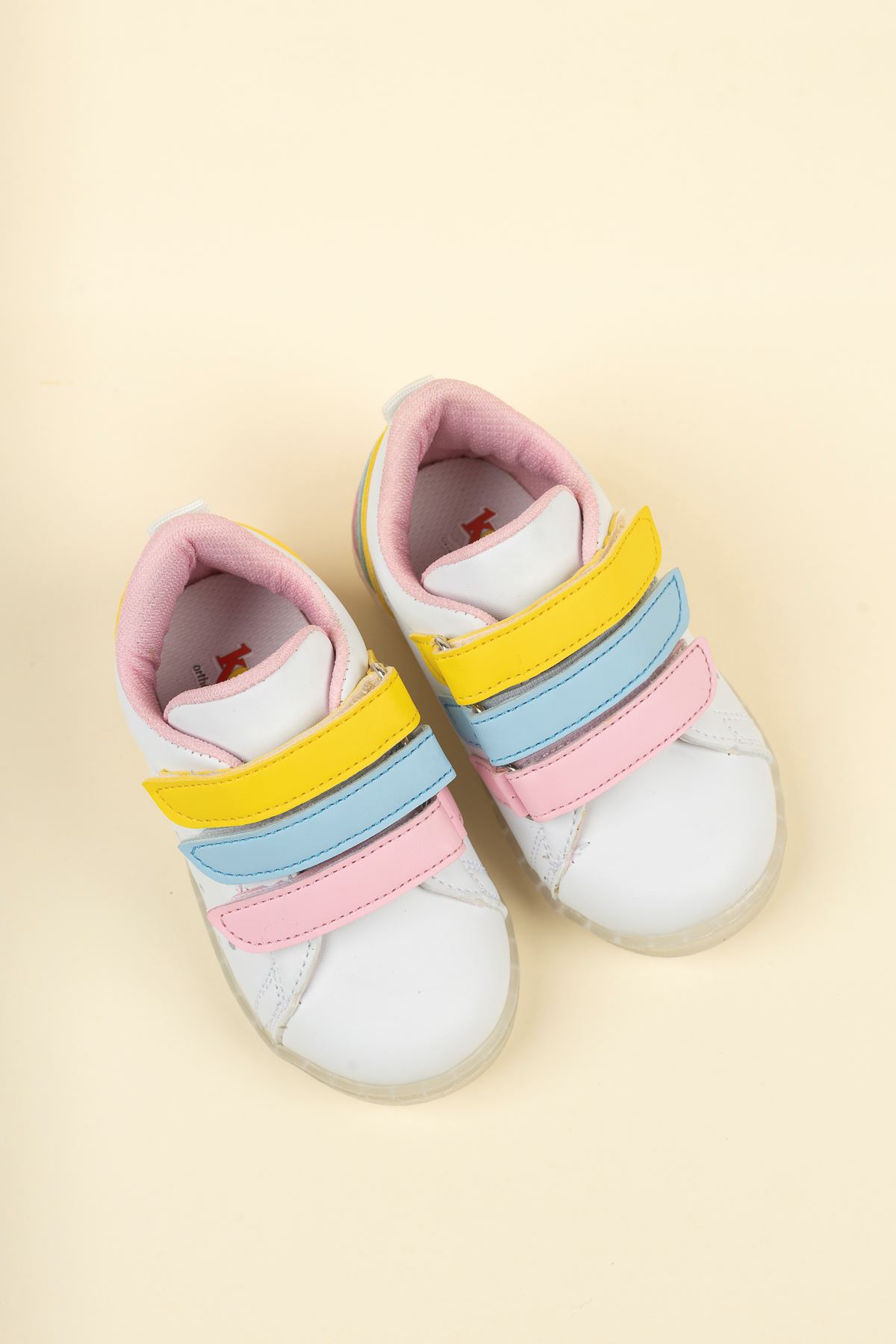 Işıklı Şeffaf Taban Bebe Spor Ayakkabı