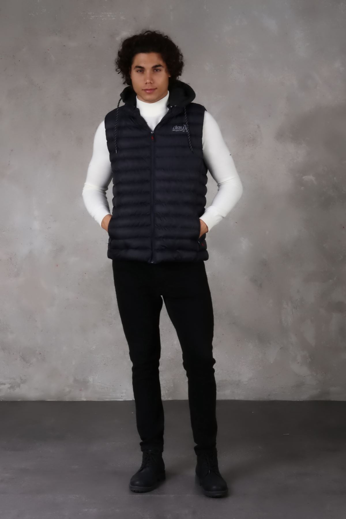 Hooded Men's Inflatable Vest - Online Giyim ve Ayakkabı Sitesi
