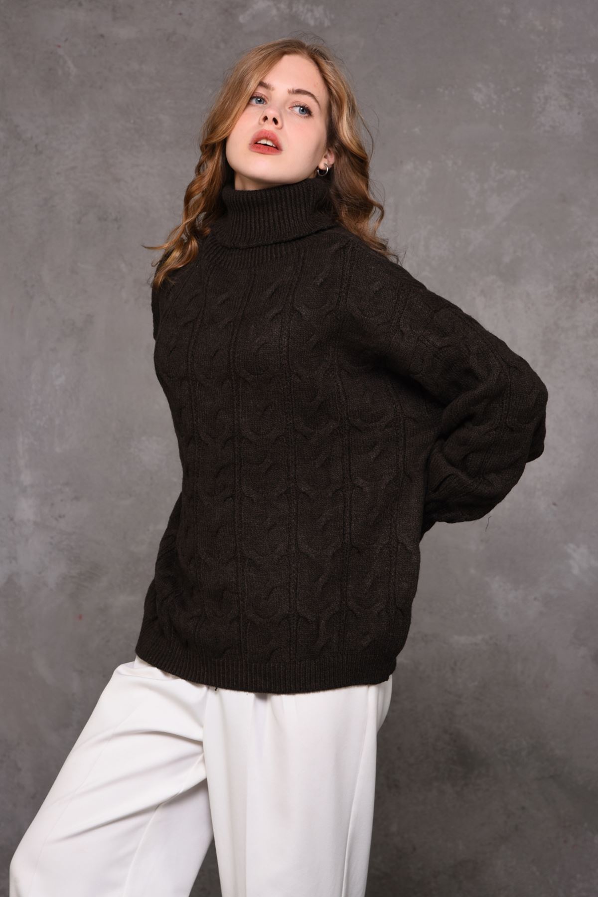Self Patterned Heron Women's Pullover