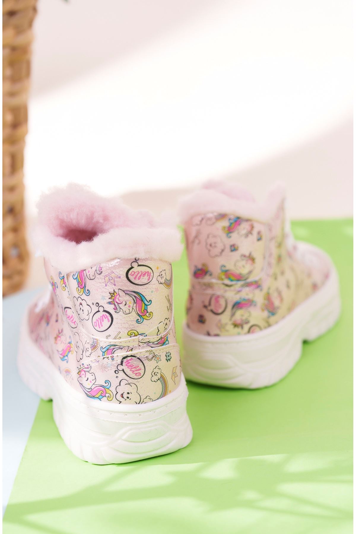 Unicorn Printed Powder Children Boots