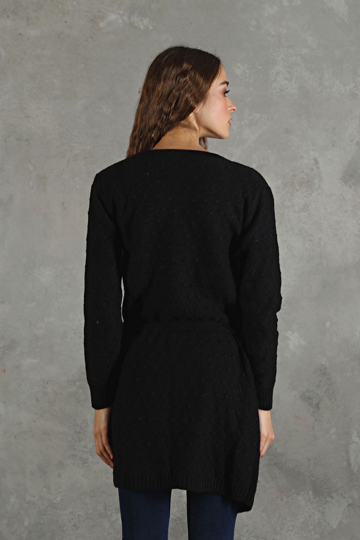 Belted Women's Sweater Cardigan