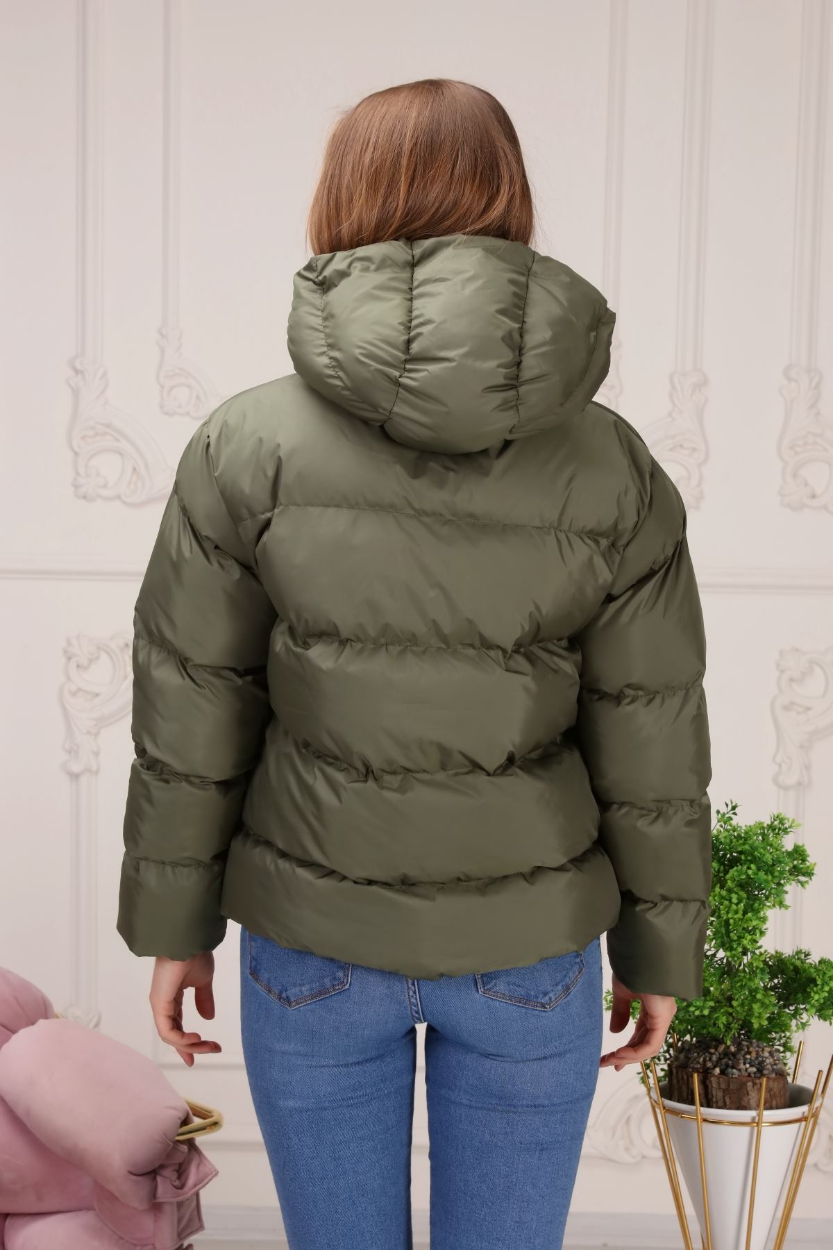 Hooded Inflatable Women Coat