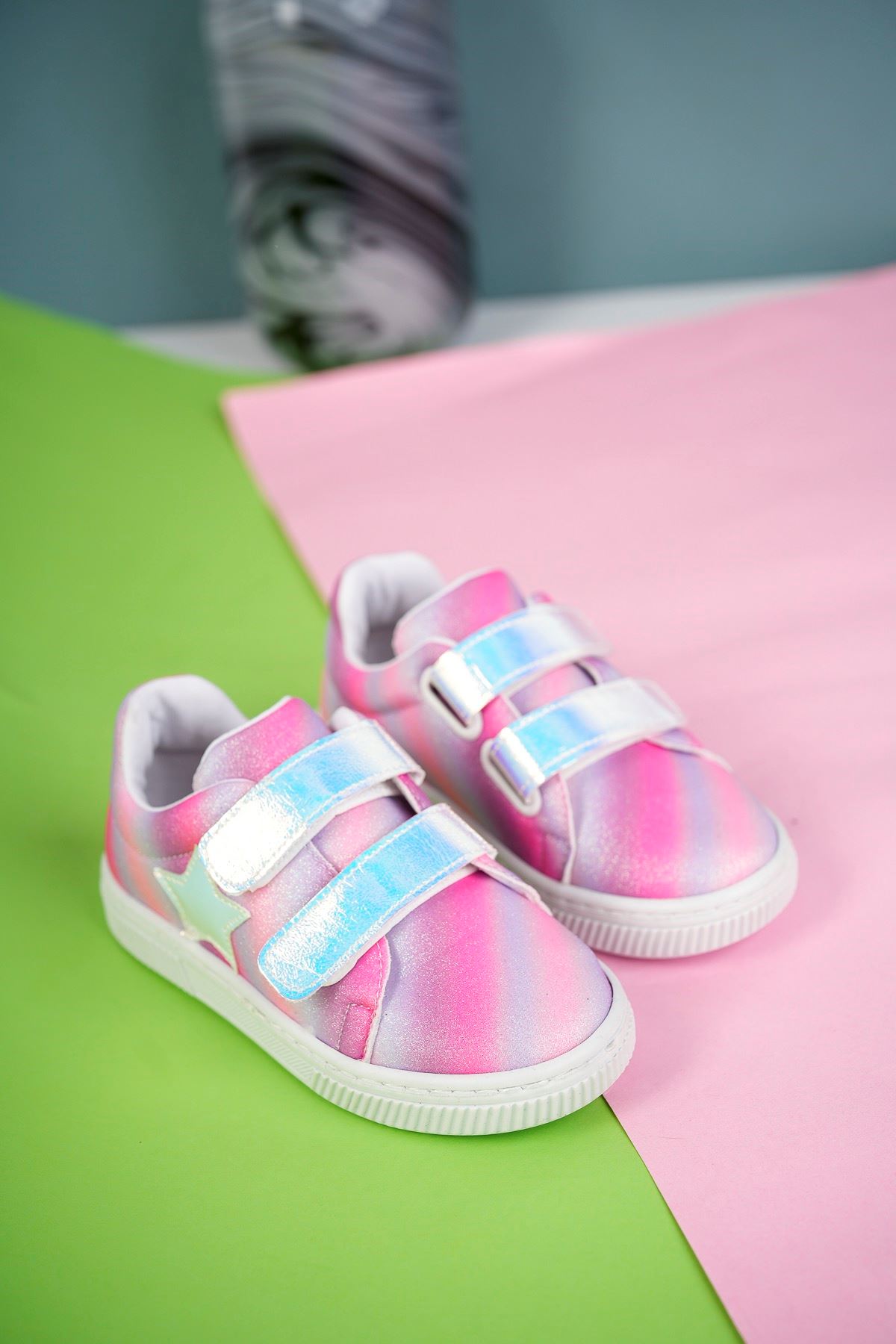 Velcro Side Star Baby Shoes