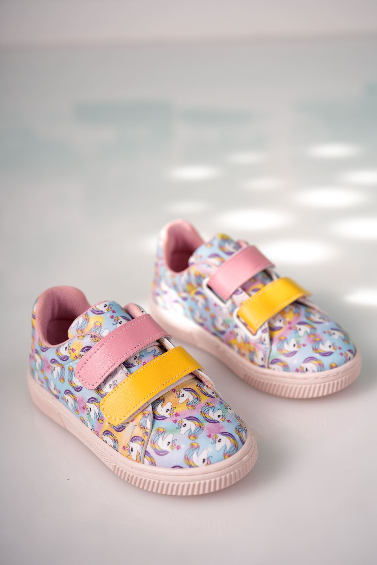Velcro Unicorn Printed Kids Shoes