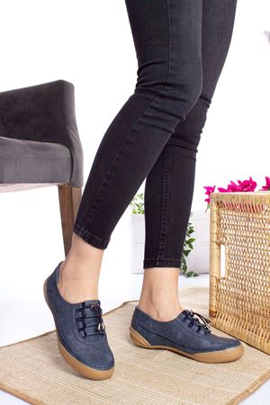Orthopedic Pad Navy Blue Women's Shoes