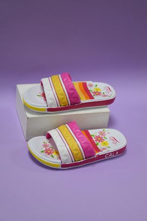 3 Stripe Kids Slippers