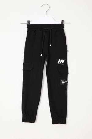 Cargo Pocket Printed Kids Sweatpants