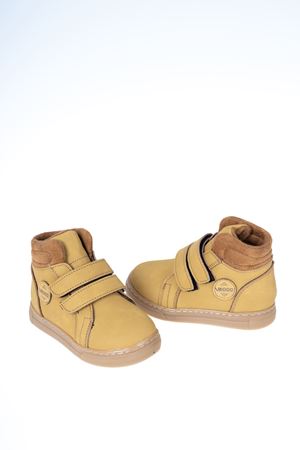 Double Velcro Mustard Bebe Boots