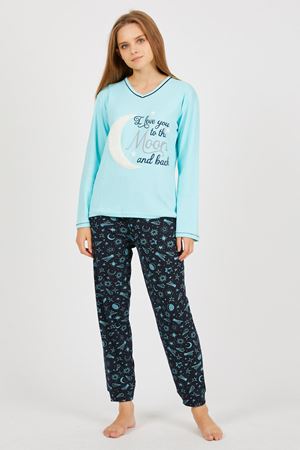 Printed Pajama Set