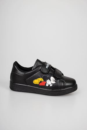 Printed Black Children's Shoes