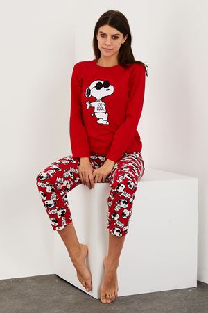 Printed Long Sleeve Pajama Set