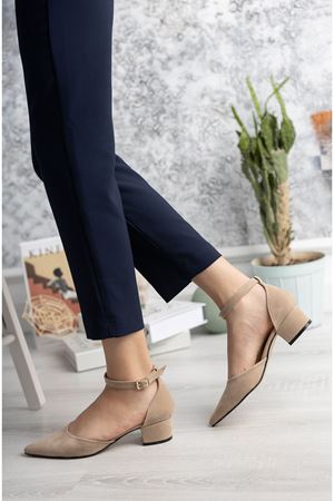 5 Punt Punt Mink Suede Stiletto
