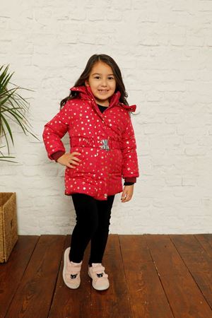 Star Printed Girl's Coat