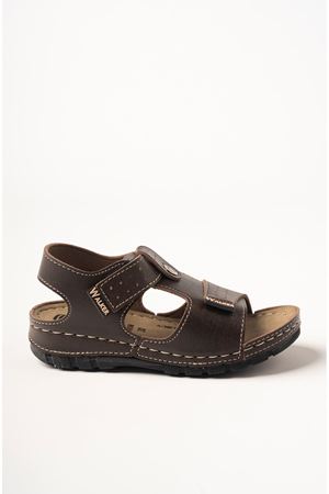 Velcro Brown Sandals for Boys