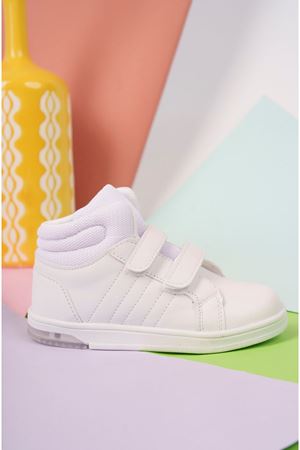 Lighted White Baby Sport Boots