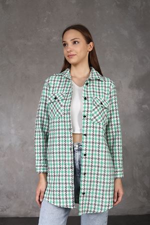Plaid Women's Tunic with Pockets