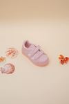 Powder Side White Stripe Baby Shoes