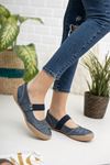 Orthopedic Pad Women's Navy Blue Shoes