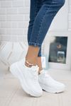 Loic White Mesh Sneakers