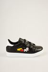 Printed Black Children's Shoes
