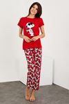 Printed Short Sleeve Pajama Set