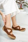 Orthopedic Padded Tan Skin Shoes