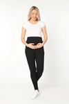 Lycra Maternity Leggings with Pockets