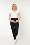 Maternity Linen Pants at the Ankle
