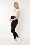 Maternity Linen Pants at the Ankle