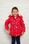 Shamrock Printed Girl's Coat