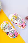 Rabbit Figured Children's Slippers Sandals