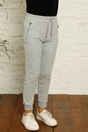 Elastic Tracksuit Pants with Zippered Pockets