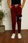 Elastic Tracksuit Pants with Side Cargo Pockets