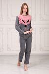 Printed Interlock Women's Pajama Set