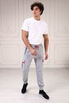 Printed Sweatpants with Cargo Pocket