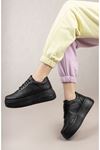 Poly Sole Mekval Stitching Black Sneakers