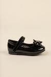 Black Baby Shoes with Bow