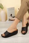 Orthopedic Sole Single Band Laser Women Slippers