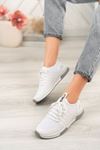 White Sneakers with Mesh