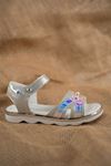 Thermo Sole Pearl Model Silver Girls' Sandals