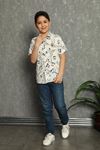 Patterned Boys' Shirt