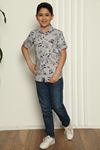 Patterned Boys' Shirt