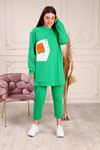 Women's Button Detailed Suit with Pockets