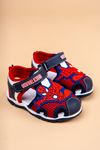 Closed Toe Navy Blue Baby Sandals