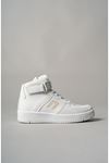 Plain White Throat Children's Sneakers