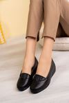 Padded Orthopedic Black Shoes