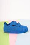 Double Velcro Lighted Blue Baby Sneakers