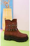 Side Zipper Taba Children's Boots